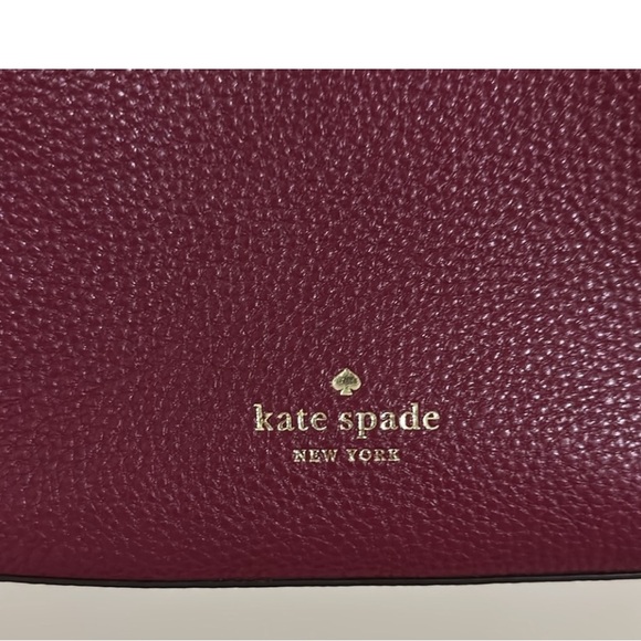 Kate Spade Marti Burgundy Leather Tote Bag - Picture 7 of 8